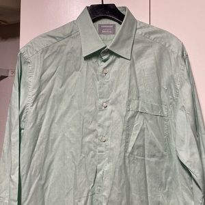 Mens Pin Striped Dress Shirt